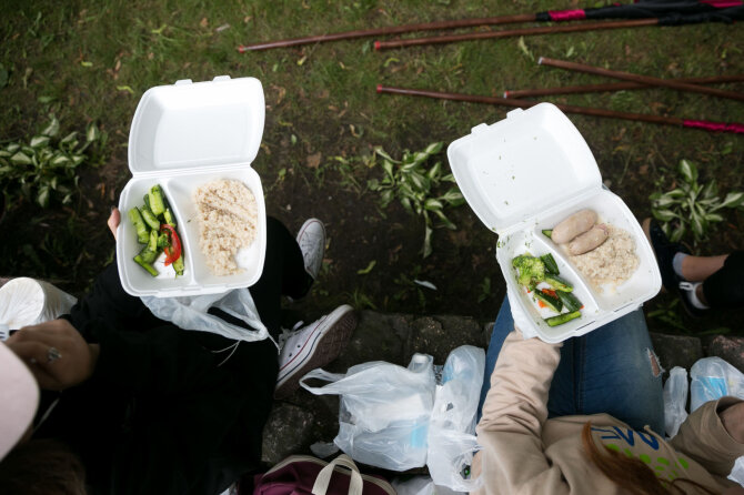 Žygimanto Gedvilos / 15min nuotr./Dainų šventės dalyvių pietūs