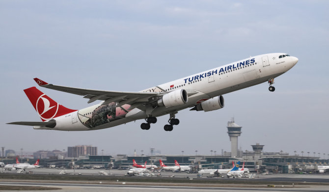 123RF.com nuotr. / Oro linijos „Turkish Airlines“