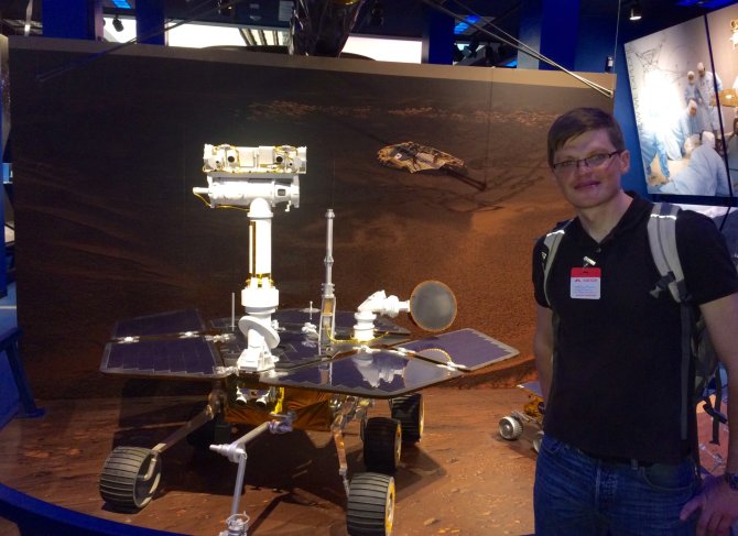 Asmeninio archyvo nuotr./Audrius Alkauskas NASA JPL laboratorijoje 2015-aisiais