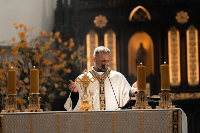 Asmeninio archyvo nuotr. /Kunigas Vaidas Vaišvilas
