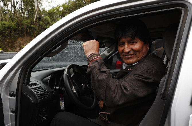 „Scanpix“/AP nuotr./Evo Moralesas