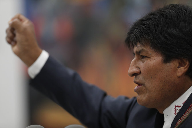 „Reuters“/„Scanpix“ nuotr./Evo Moralesas 