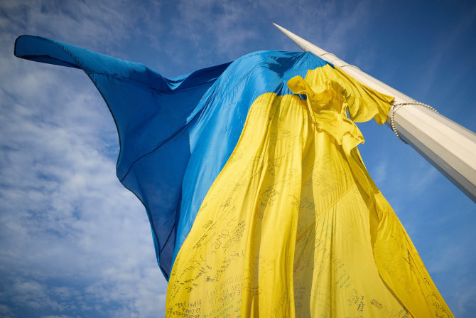 „IMAGO“/„Scanpix“/Ukrainos vėliava