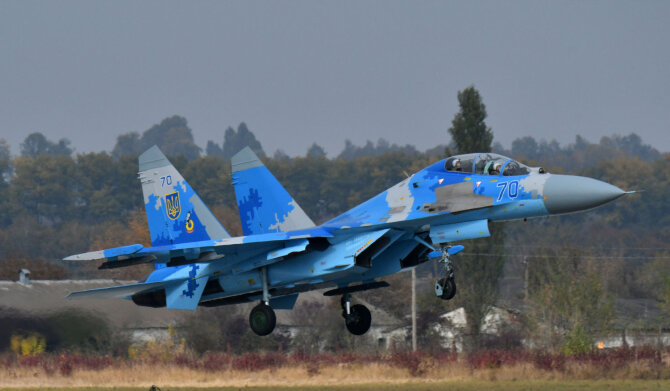 AFP/„Scanpix“ nuotr./Naikintuvas Su-27