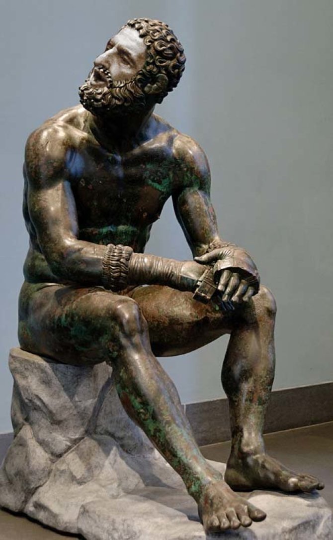Boksininkas ilsisi po kovos, 300-200 m. pr. Kr.