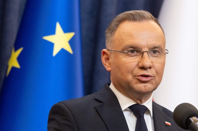 AFP/„Scanpix“ nuotr./Andrzejus Duda