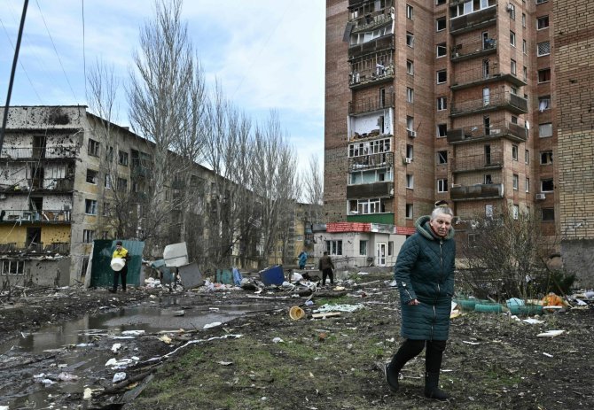 AFP/„Scanpix“ nuotr./Karas Ukrainoje