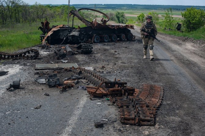Ukrainos ginkluotųjų pajėgų generalinio štabo nuotr./Karas Ukrainoje