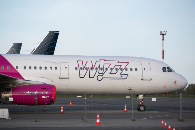 Žygimanto Gedvilos / BNS nuotr. / „Wizz Air“ lėktuvas