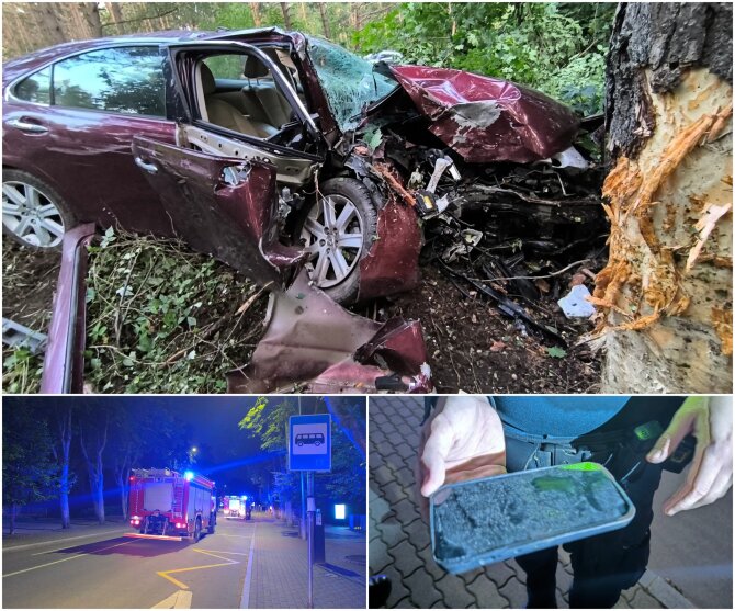 Karolinos Stažytės nuotr./Akimirkos iš naktinio patruliavimo su Palangos policija