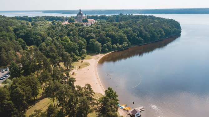 Kauno miesto savivaldybės nuotr./Kauno marių paplūdimys