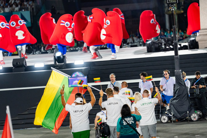 Vytauto Dranginio/LPAK nuotr./Paryžiaus paralimpinių žaidynių atidarymo ceremonija