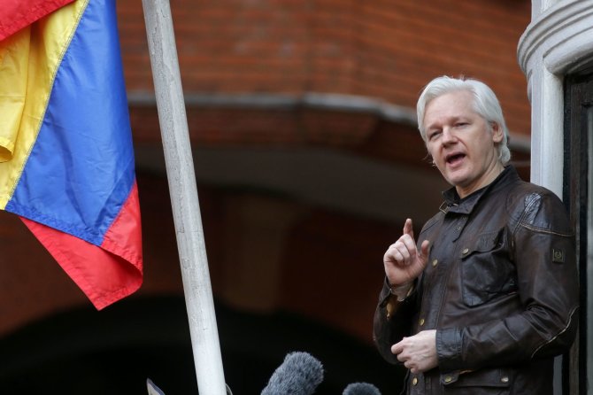 AFP/„Scanpix“ nuotr./Julianas Assange'as