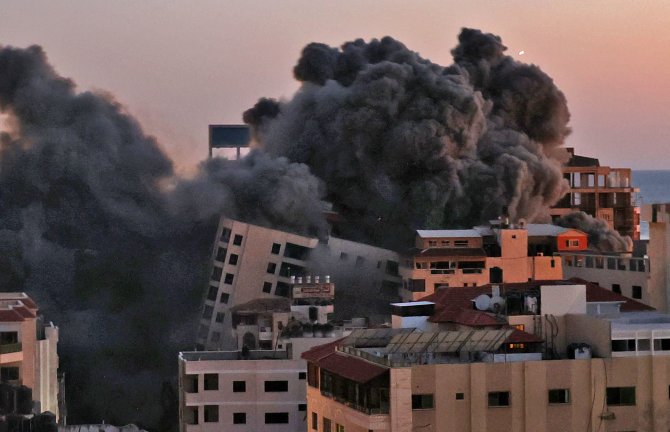 AFP/„Scanpix“ nuotr./Gazos Ruožas po Izraelio karinių pajėgų antpuolio