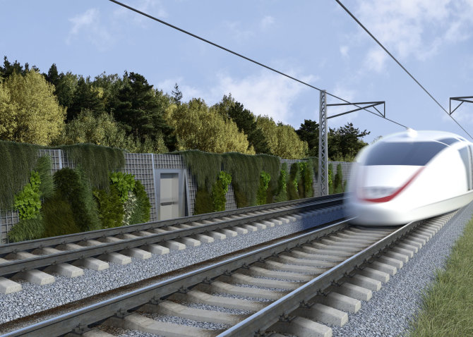„RB Rail“ vizualizacija /Paskelbti „Rail Baltica“ infrastruktūros elementų eskizai