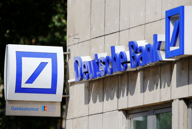 „Reuters“/„Scanpix“ nuotr./„Deutsche Bank“ skyrius Kiolne