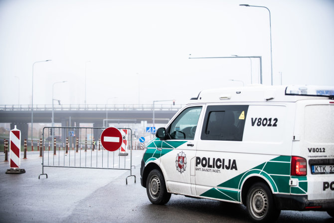 Arno Strumilos / 15min nuotr./Policijos patirkos punktas Pavilnių gatvėje