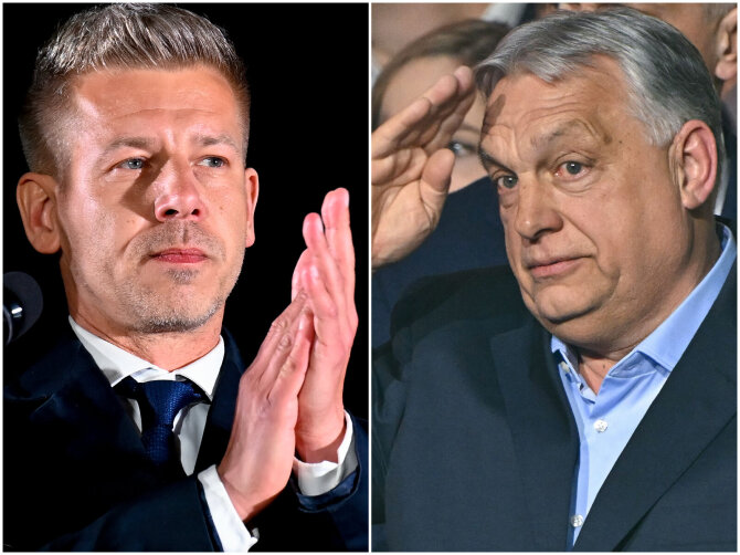 „Scanpix“ nuotr./Peteris Magyaras, Viktoras Orbanas