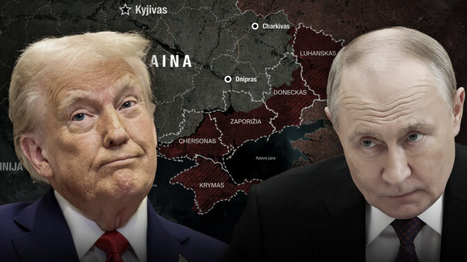 D. Trumpas ir V. Putinas