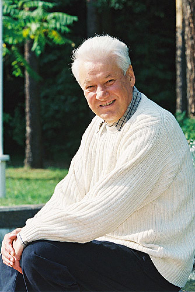 Wikimedia.org nuotr./Pirmasis Rusijos prezidentas Borisas Jelcinas