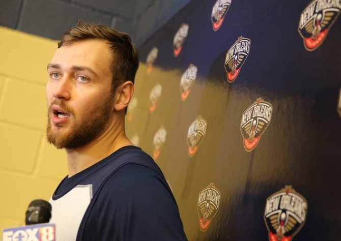 „New Orleans Pelicans“ klubo nuotr./Donatas Motiejūnas