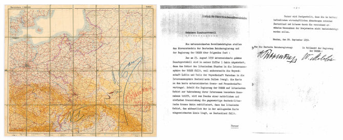 Vokietijos užsienio reikalų ministerijos Politinis archyvas/Žemėlapis ir paktas