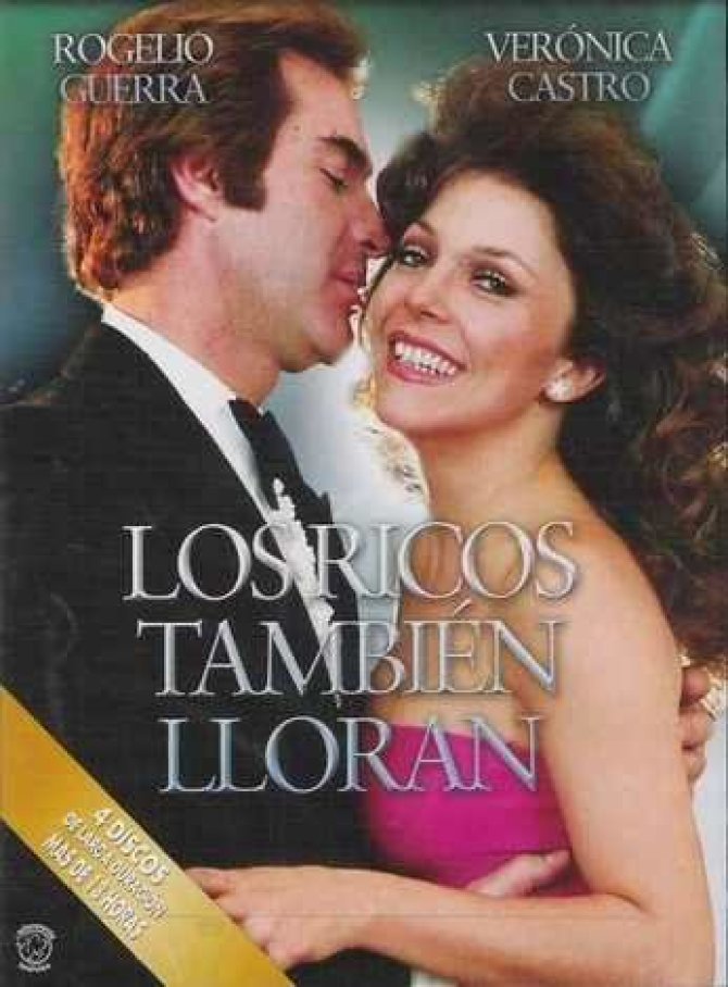 Serialo kūrėjų nuotr./„Ir turtuoliai verkia“ aktoriai Rogelio Guerra ir Veronica Castro (1979 m.)