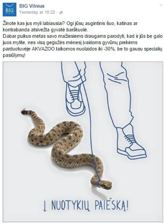 BIG Vilnius reklama