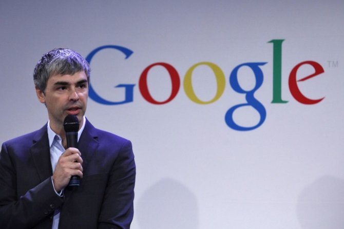 „Reuters“/„Scanpix“ nuotr./„Google“ generalinis direktorius Larry Page‘as