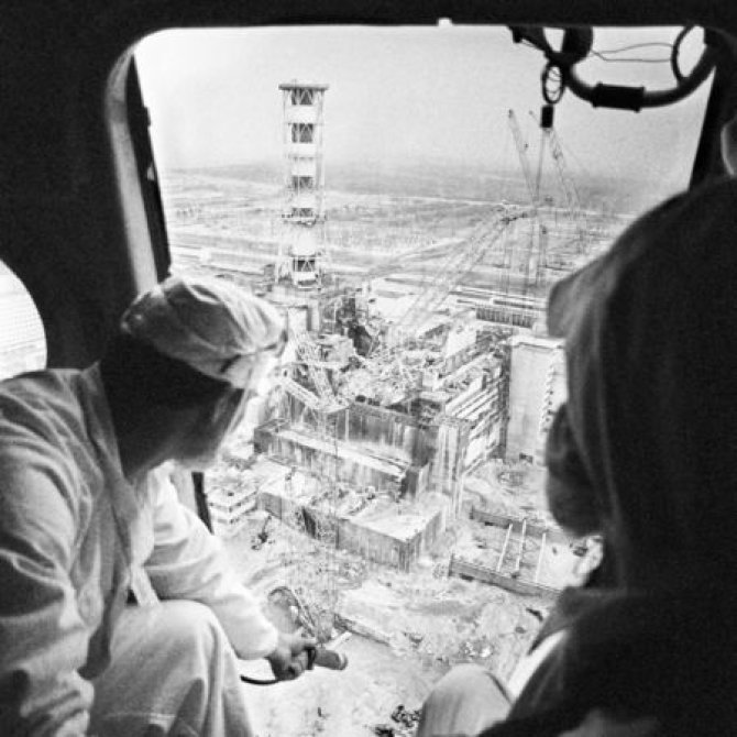 „Sputnik“/„Scanpix“ nuotr./Černobylio atominė elektrinė po avarijos
