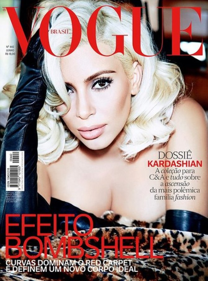 „Vogue“ viršelis/Ellen von Unwerth nuotr./Kim Kardashian