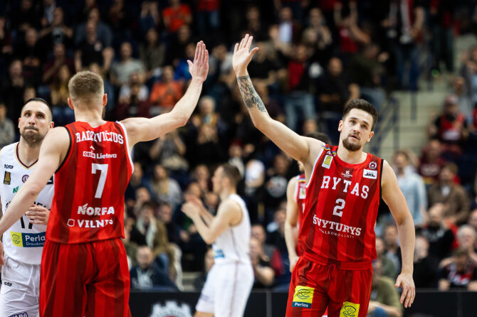 Žygimanto Gedvilos / BNS nuotr./Gytis Radzevičius ir Margiris Normantas