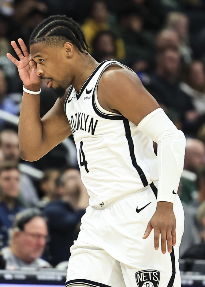 Vida Press nuotr./Dennisas Smithas Jr. praėjusį sezoną priklausė „Brooklyn Nets“ klubui