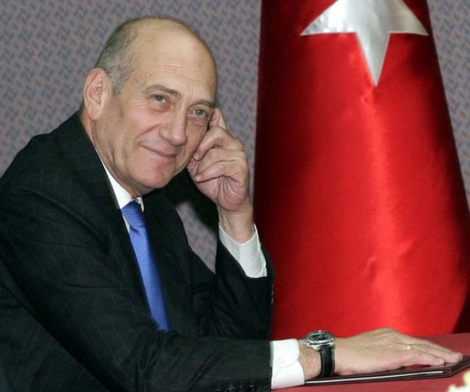 AFP/„Scanpix“ nuotr./Ehudas Olmertas