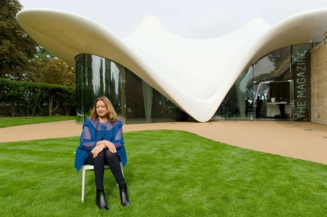Zaha Hadid ir Serpentine Sackler galerijos priestatas Londone