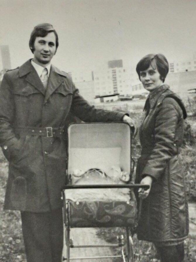 Asmeninio archyvo nuotr./Arvydas Bagarauskas su žmona Stefanija
