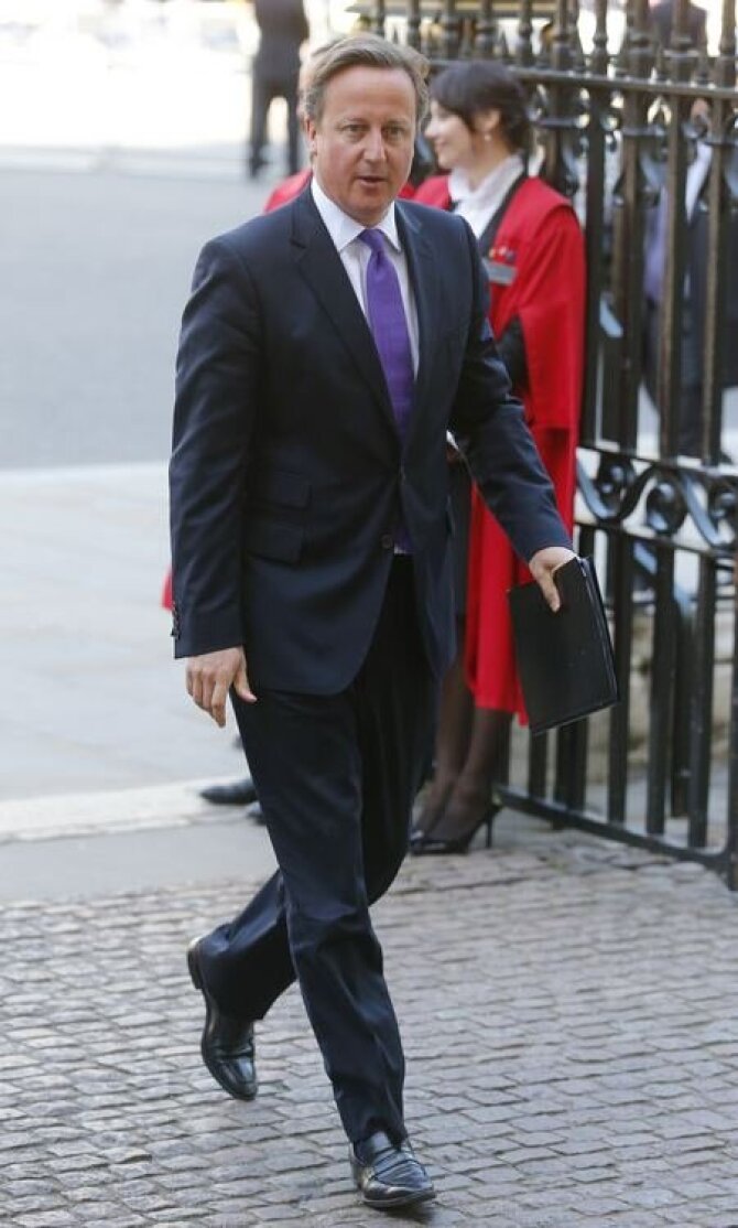 Didžiosios Britanijos premjeras Davidas Cameronas