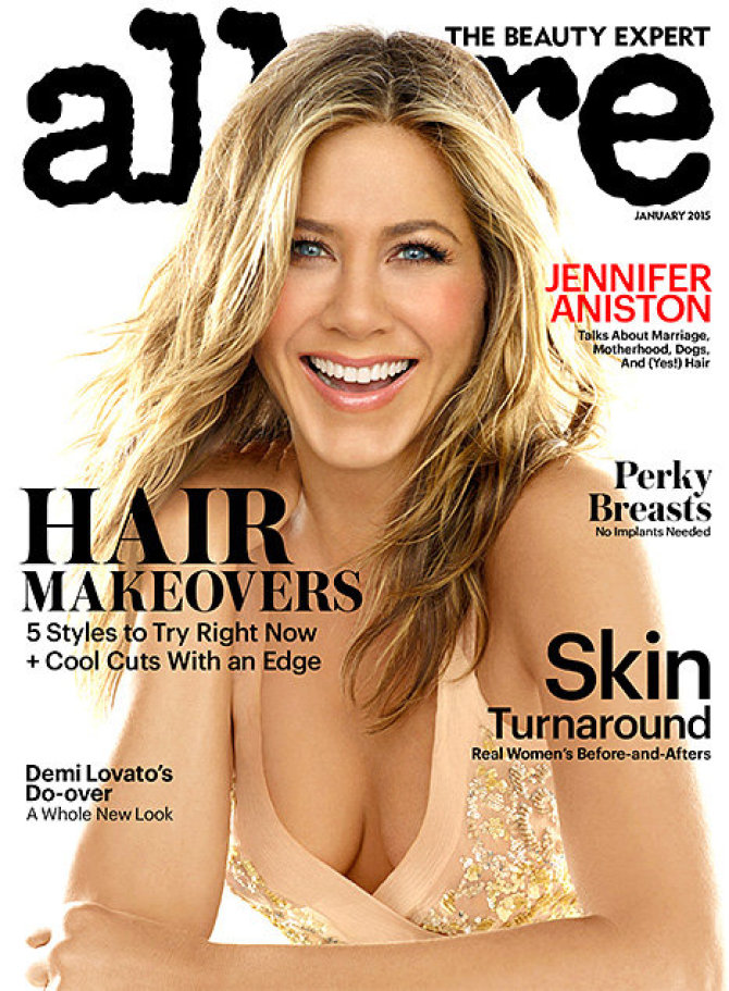 Žurnalo „Allure“ viršelis/Michael Thompson nuotr./Jennifer Aniston