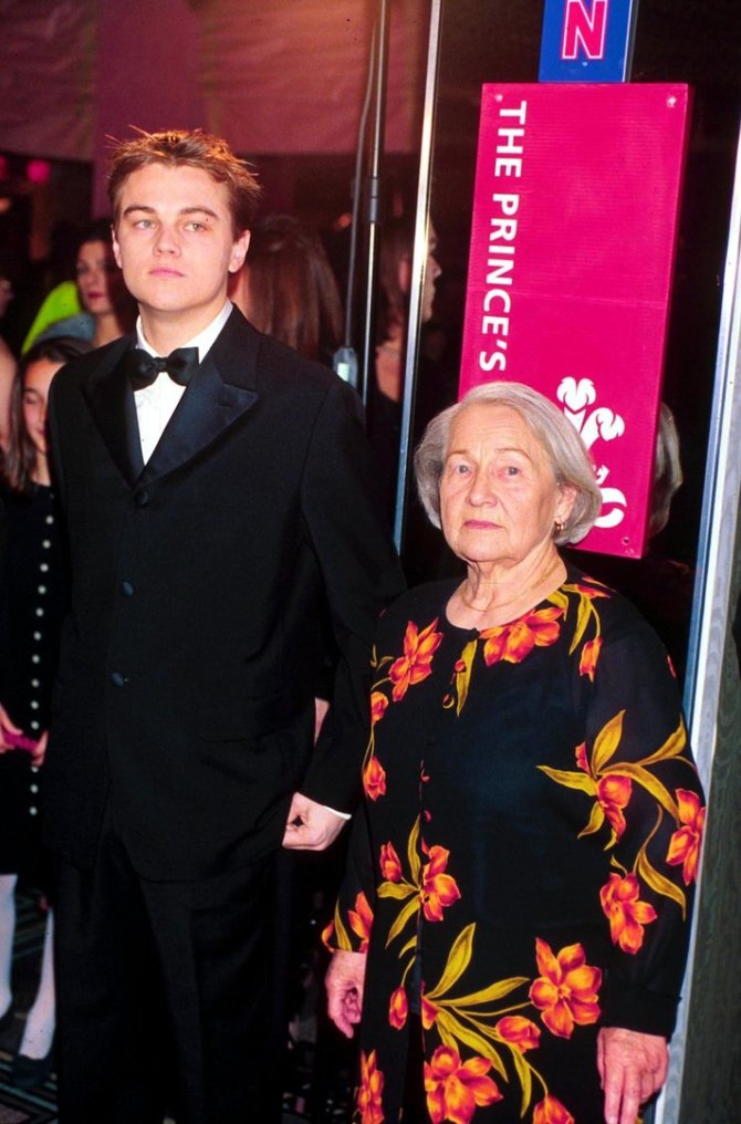 Vida Press nuotr./Leonardo DiCaprio su močiute Helene Indenbirken