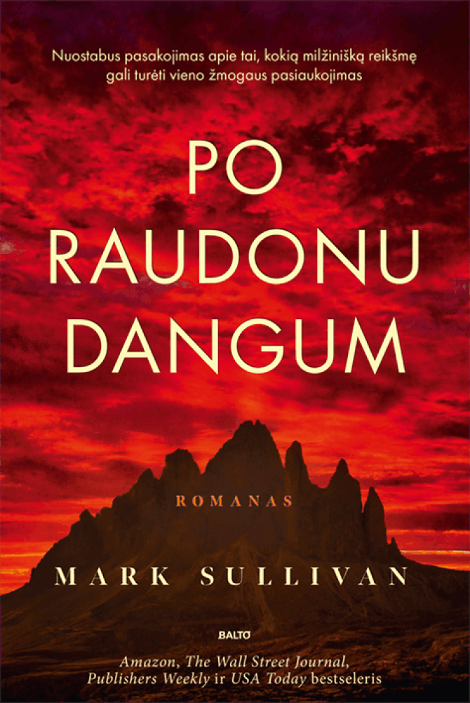 Knygos viršelis/Markas Sullivanas „Po raudonu dangum“