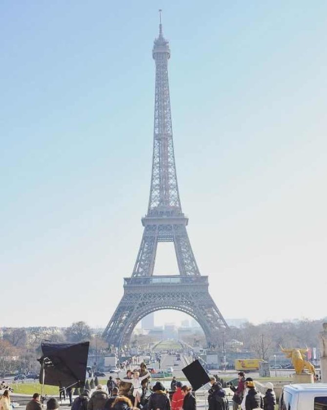 „Instagram“ nuotr./Paris Jackson „Chanel“ fotosesijoje Paryžiuje