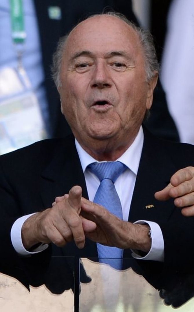 AFP/„Scanpix“ nuotr./FIFA prezidentas Josephas Blatteris