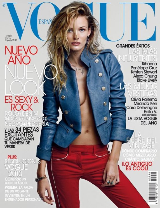 „Vogue“ žurnalo viršelis/Edita Vilkevičiūtė „Vogue“ žurnalo viršelyje