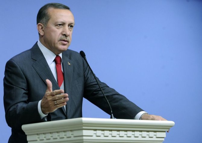 „Reuters“/„Scanpix“ nuotr./Turkijos ministras pirmininkas Recepas Tayyipas Erdoganas 