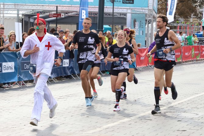 15min nuotr./„Danske Bank Vilniaus maratono“ akimirka