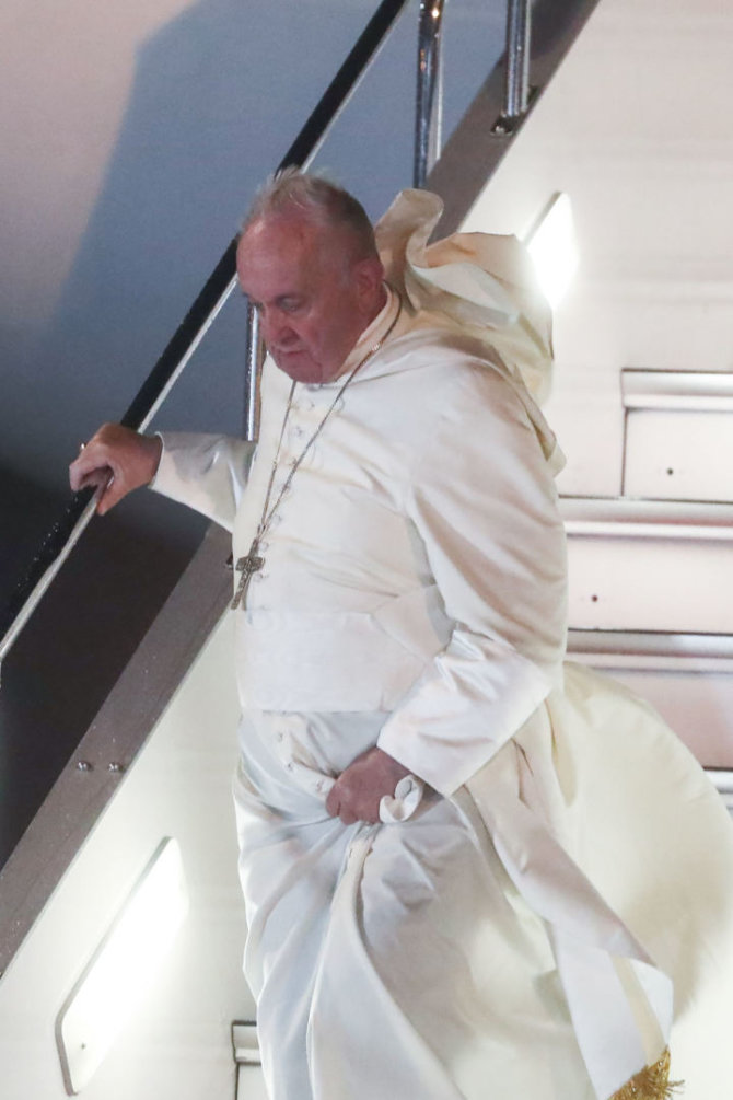 AFP/„Scanpix“ nuotr./Popiežius Pranciškus
