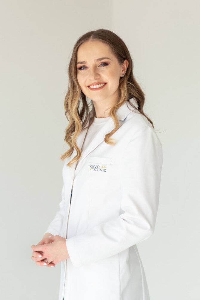 Pranešimo aut. nuotr./REVÙ CLINIC dermatovenerologė Ieva Lingytė