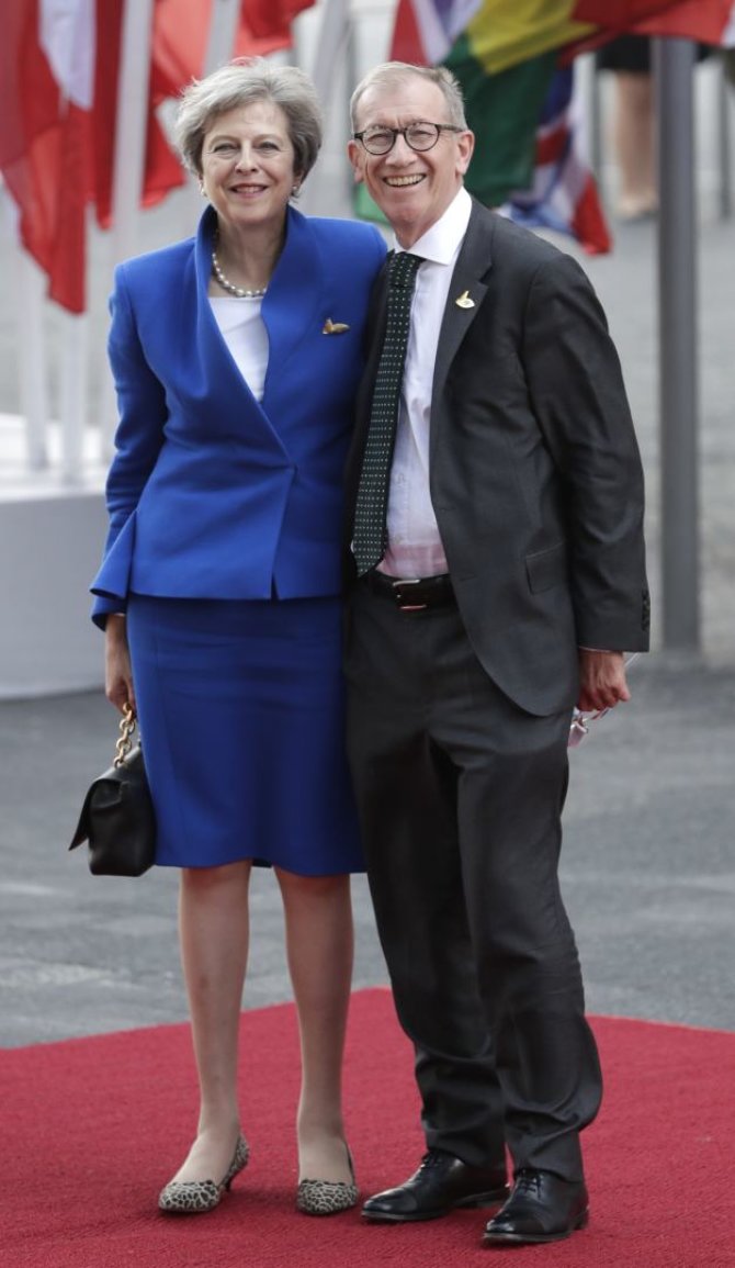 „Scanpix“/AP nuotr./Theresa May su vyru Philipu