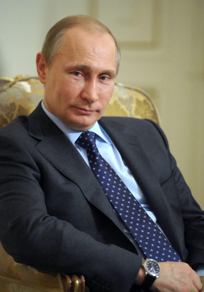 AFP/„Scanpix“ nuotr./Rusijos prezidentas Vladimiras Putinas 