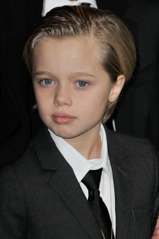„Scanpix“ nuotr./Aštuonmetė Holivudo aktorių Angelinos Jolie ir Brado Pitto dukra Shiloh